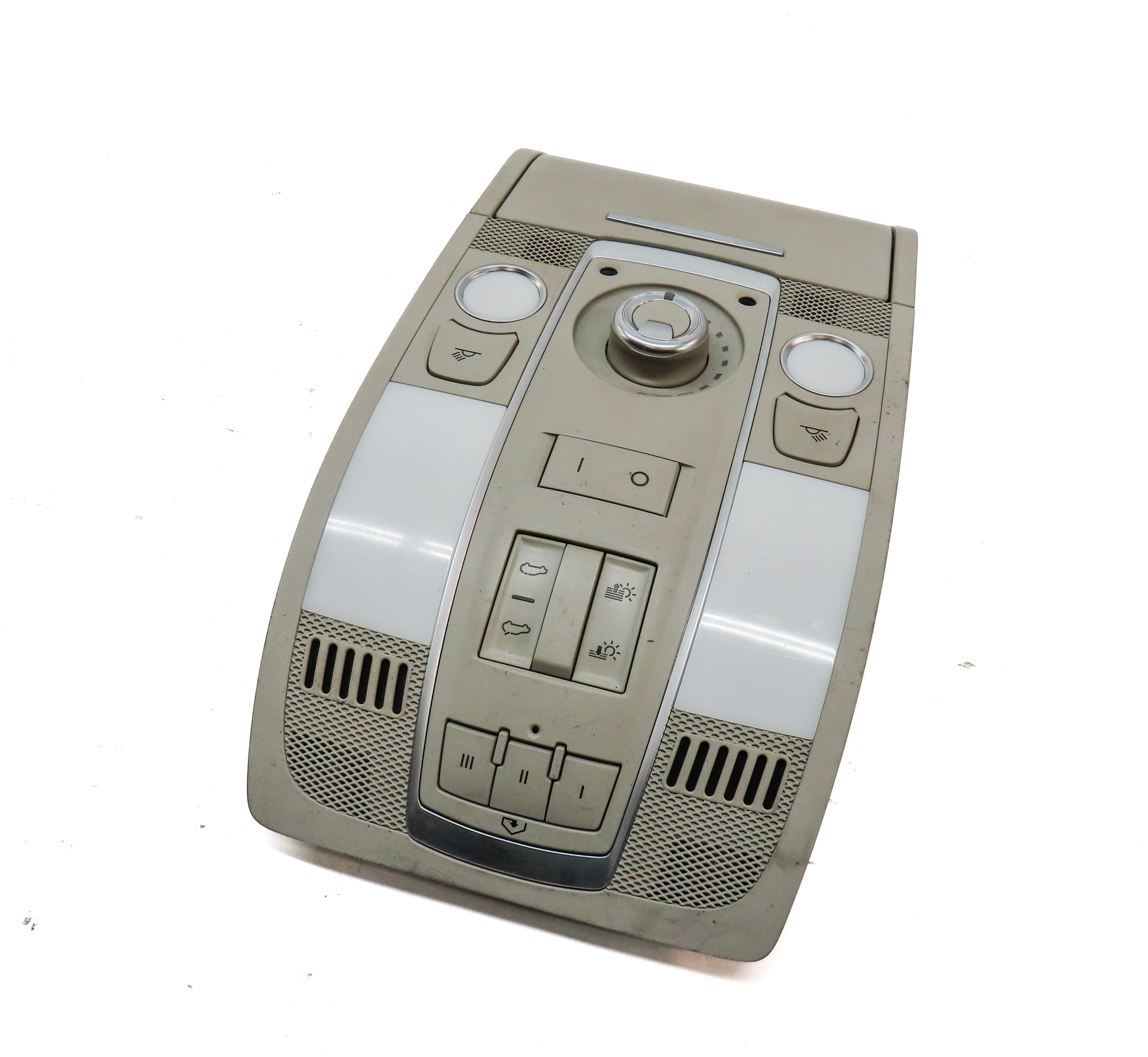 2012 AUDI Q7 (4L) FRONT CENTER ROOF PRIMARY DOMELIGHT DOME LIGHT (Grey) — exact item pictured